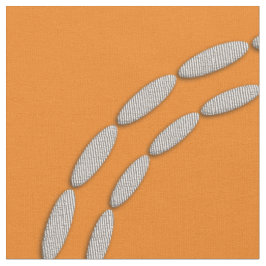 Chic Niedlich Silver Blätter Mustergewebe Stoff