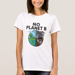 Chic No Planet B T-Shirt für Öko Consciences Women
