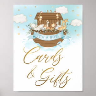 Chic Noahs Ark Boy Cards und Geschenke Tabletop-Ze Poster