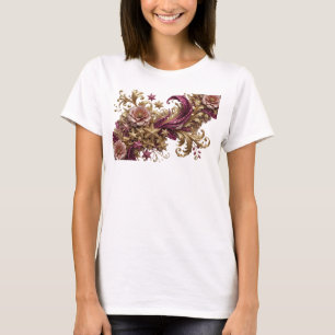 Chic Orange ABSTRACT ART Kundenspezifisches T-Shir T-Shirt
