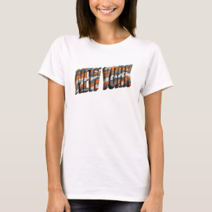 Chic Orange NEW YORK Grafik T-Shirt