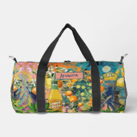 Chic orange sicilian citrus Collage Blumenziegel