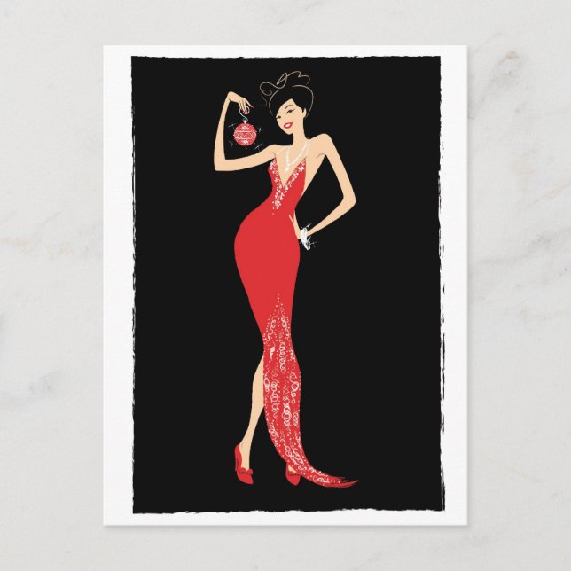 Chic Ornamet Postkarte (Vorderseite)