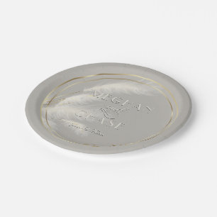 Chic Pampas Grass Pappteller