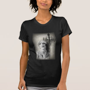 Chic Paris Vintag Chandelier große gatsby Girl T-Shirt