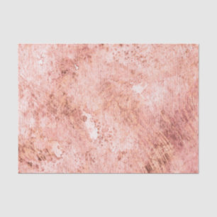 Chic Peach Marble Wasserfarbenhochzeit Seidenpapier