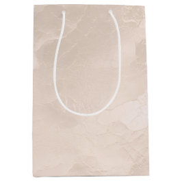 Chic Pearl Glam Ivory Blush Wedding Mittlere Geschenktüte