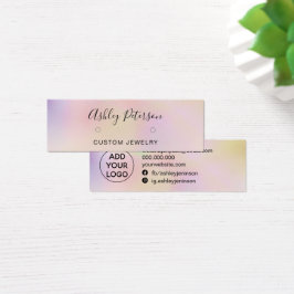 Chic perl holografische coole Ohrringe