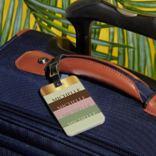 Chic Personalisiert Travel Luggage Tag Gepäckanhänger
