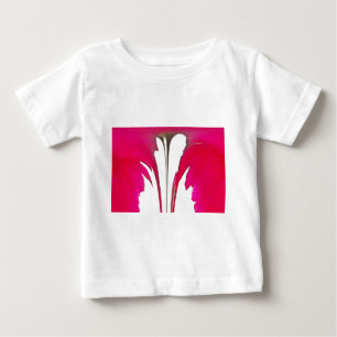 Chic phantastische Rote Rose unter dem weißen Himm Baby T-shirt