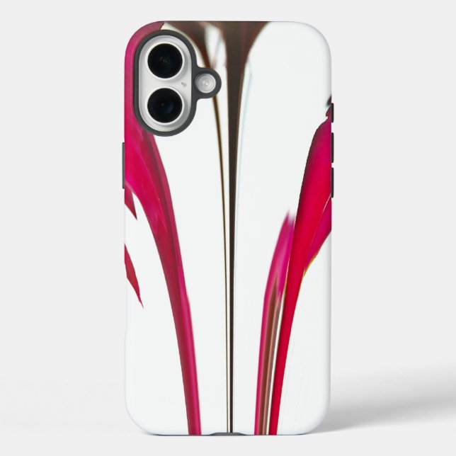 Chic phantastische Rote Rose unter dem weißen Himm Case-Mate iPhone Hülle (Rückseite)