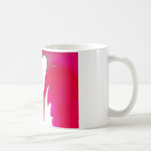 Chic phantastische Rote Rose unter dem weißen Himm Kaffeetasse