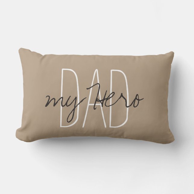 CHIC PILLOW_ " VATER. .my Held" WÄHLEN SIE Lendenkissen (Vorderseite)