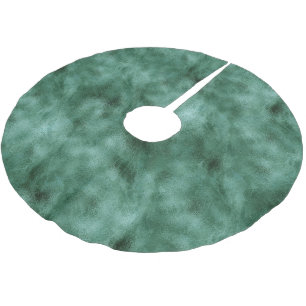 Chic Pine Aquamarin Green Polyester Weihnachtsbaumdecke