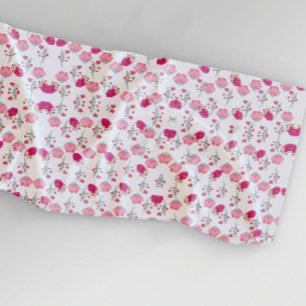 Chic Pink Blume Muster Strandtuch