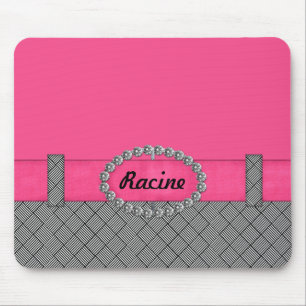 Chic Pink Dress Personalisiert Mouse Pad Mousepad