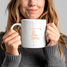 Chic Pink Faith Christlich Kaffeetasse