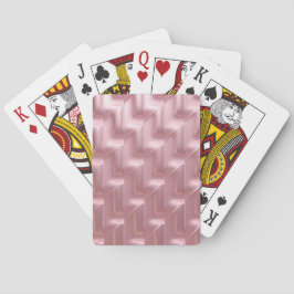 Chic Pink Geometric Design Playing Cards - Stilvol Spielkarten