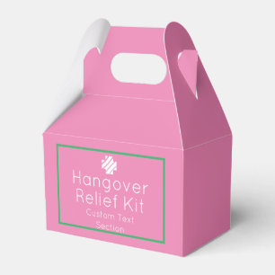 Chic Pink Hangover Relief Kit Geschenkschachtel