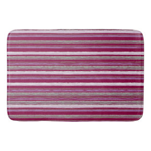 Chic Pink Pink Beach Hütte Kunst von Heva Weva Badematte
