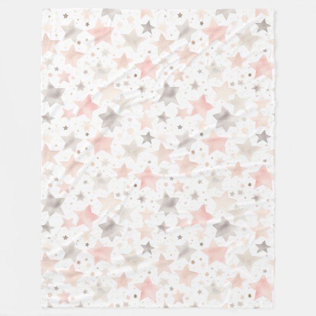 Chic Pink Schimmer   Fleecedecke (Vorderseite)