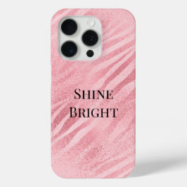 Chic Pink Zebra Animal Print Case-Mate iPhone Hülle