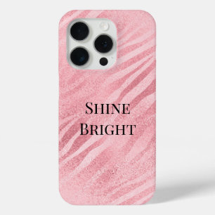 Chic Pink Zebra Animal Print Case-Mate iPhone Hülle