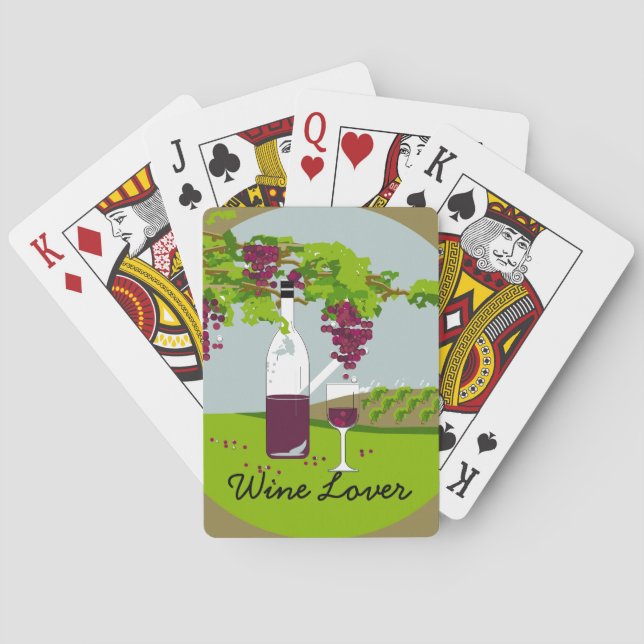 CHIC PLAYCARDS_WINE LOVER SPIELKARTEN (Rückseite)