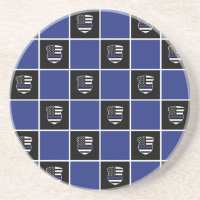 Chic Police Officer Thin Blue Line Abzeichen Muste