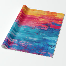 Chic Premium Whimsical Monogram Junggeselinnen-Abs Geschenkpapier