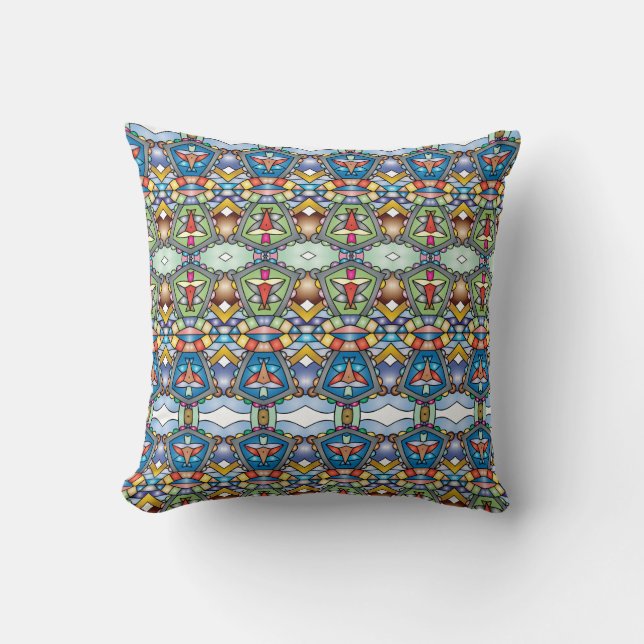Chic Prints: Trending Throw Pillow Designs Kissen (Vorderseite)
