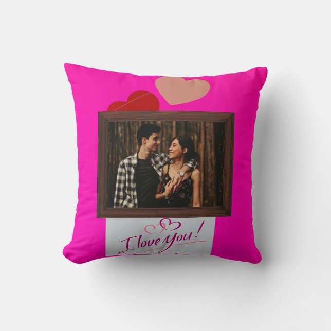 Chic Prints: Trending Throw Pillow Designs Kissen (Vorderseite)