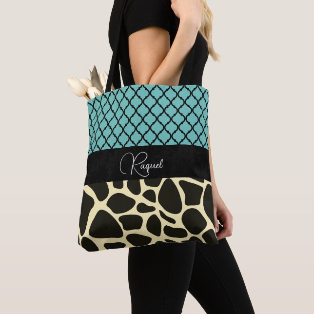 Chic Quatrefolie Giraffe Personalisiert drucken (Von Nahem)