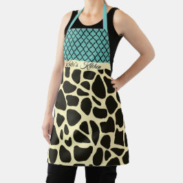 Chic Quatrefolie Giraffe Personalisiert drucken Schürze
