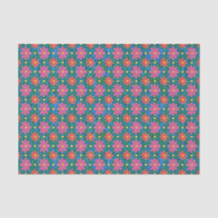 Chic Rangoli Blume und Polka Dots Tissue Paper Seidenpapier
