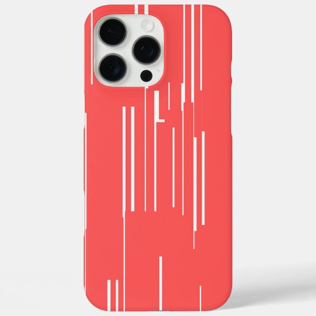 Chic Red Case: Lebhafter Minimalismus Case-Mate iPhone Hülle (Rückseite)