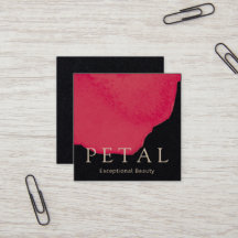 Chic Red Floral Watercolor Rose Petal Beauty