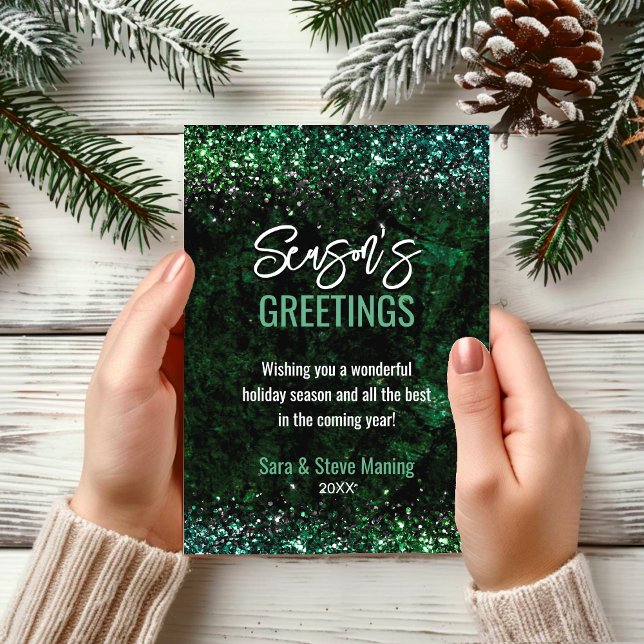 Chic Red Green Marmor Kunst Weihnachten Neues Jahr (Von Creator hochgeladen)