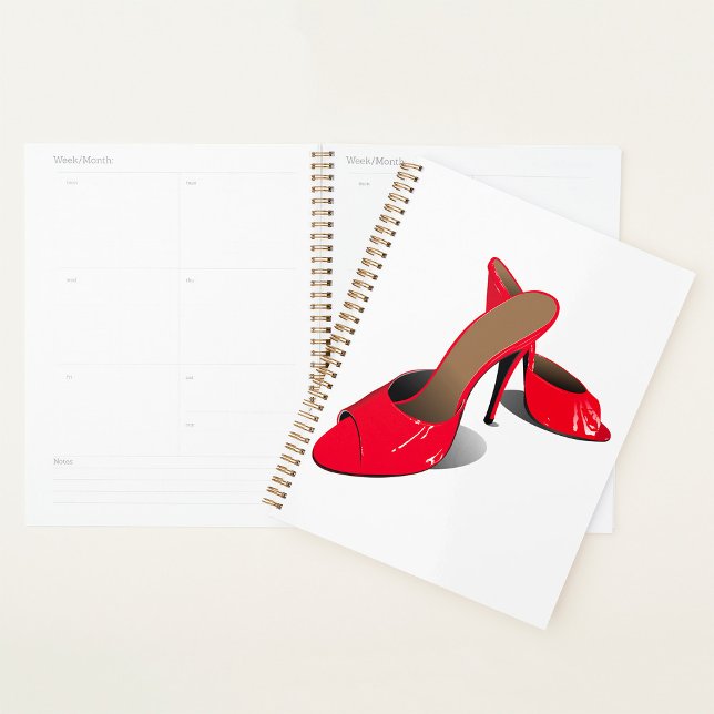 Chic Red High Heels Glamour Stiletto Mode Planer (Von Creator hochgeladen)