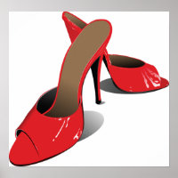 Chic Red High Heels Glamour Stiletto Mode