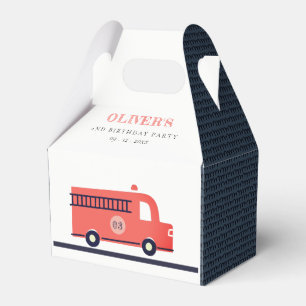 Chic Red Truck Fire LKW Motor jedes Alter Geburtst Geschenkschachtel