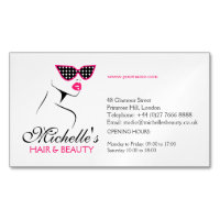 Chic Retro Black Pink Polka Dot Sonnenbrille Schön