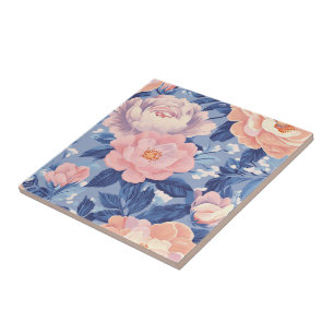 Chic Retro Rose Keramik Fliesen für rustikale Küch
