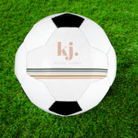 Chic Retro Stripes Monogramm