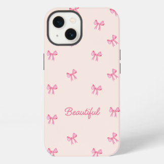 Chic Ribbon ästhetischer Fall iPhone 13 Hülle