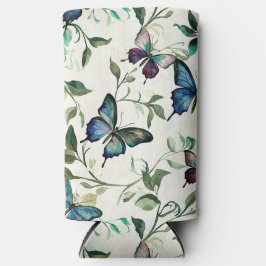 Chic Romantic Blue Butterflies Brautparty Selters Dosenkühler