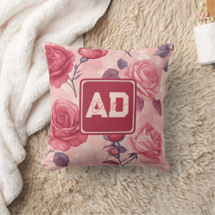 Chic Romantic Rose Keepake Pillow Kissen