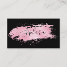 Chic Rosa Metallische Folien-Farbstreiche