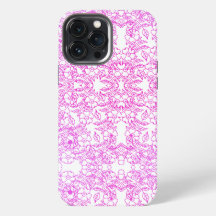 Chic rosa Vintages Blumenmuster