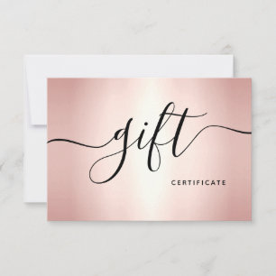 Chic Rose Gold Beauty Salon Haar Stylist Geschenkk